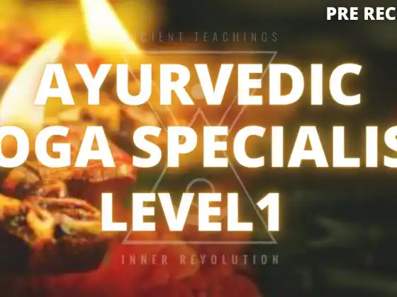 Latihan Pakar Yoga Ayurveda- Tahap 1 (40 jam)
