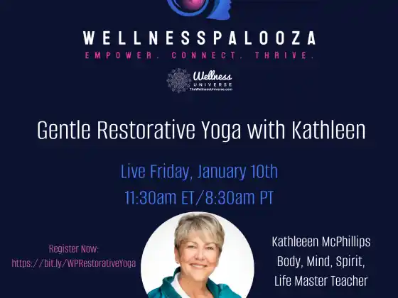 Wellnesspalooza 2025 Gentle Restorative Yoga with Kathleen McPhillips