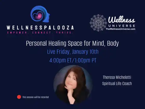 Wellnesspalooza 2025 Personal Healing Space for Mind, Body Theresa Michelettivel